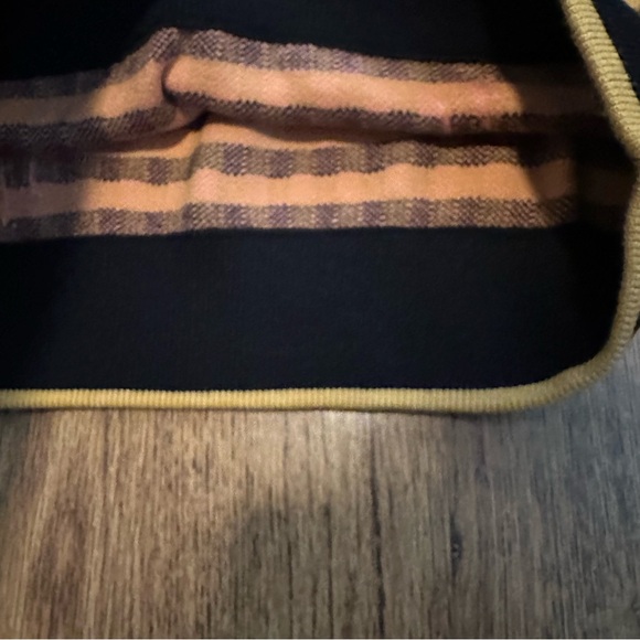 Teddy Fresh yellow Black Checkered knit Sweater size large FLAWS unique collared - Picture 6 of 11